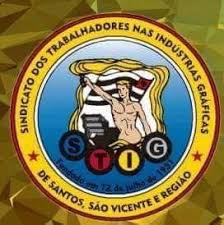 Logo oficial SINDICATO DOS TRABALHADORES IND GRÁFICAS SANTOS E REGIÃO